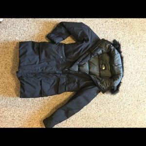 Black North Face down parka. Like new.